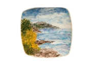 Ginestre sul Mare - Colori per ceramica a freddo 26 x 26