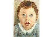 Stupore Infantile - Olio su cartone telato 30 x 40