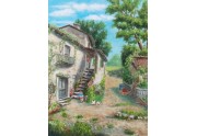 Cascinale - Olio su tela 35 x 45